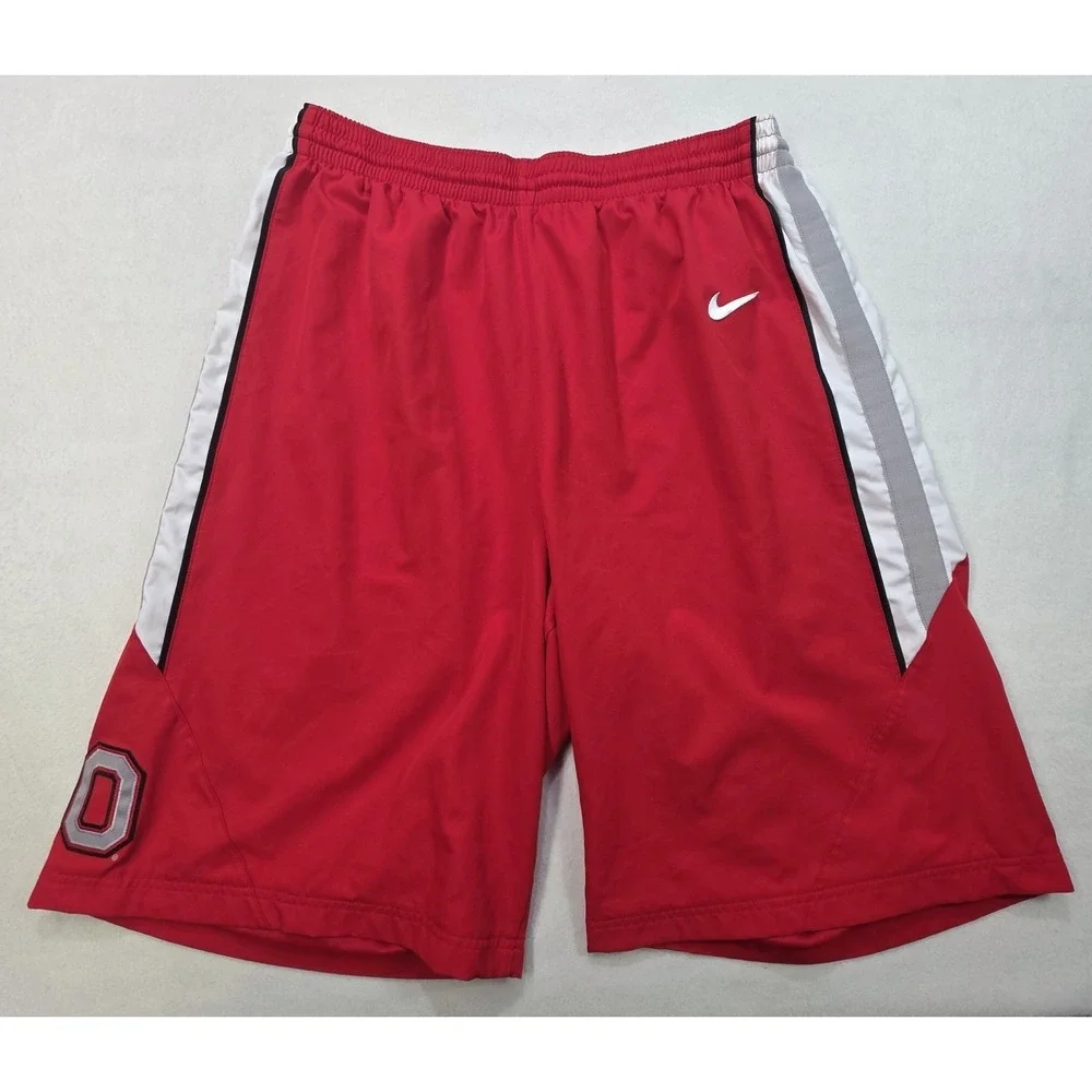 Ohio State Buckeyes Nike Authentic Basketball Shorts XL BELOW THE KNEE